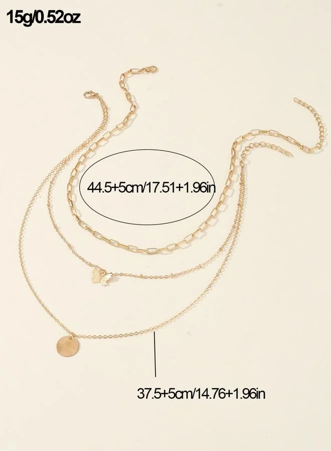 Take Two  Pack of 2 - Gold Layered Necklace for Women | Best Price UAE